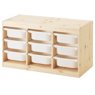 イケア(IKEA)の全国送料込み　新品要組立TROFASTトロファスト収納コンビネーション　IKEA(収納/チェスト)