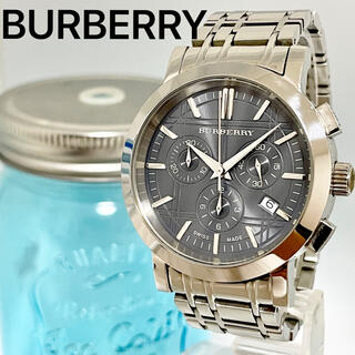 バーバリー(BURBERRY)の157 バーバリー時計　ブラック　メンズ腕時計　スモールセコンド　クロノグラフ(腕時計(アナログ))