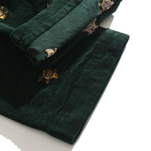 90.sポロラルフローレン狐×ホルン刺繍コーデュロイパンツデッド 90.sポロラルフローレン狐×ホルン刺繍コーデュロイパンツデッド