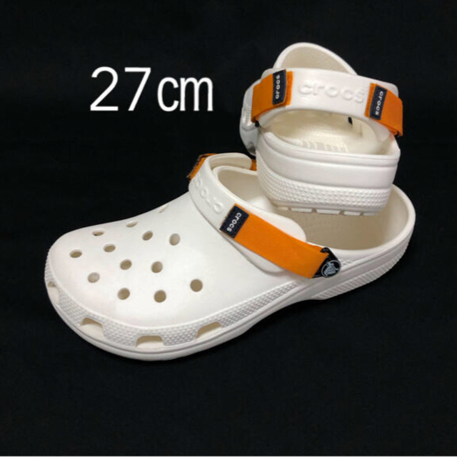 crocs(クロックス)のクロックス サンダル 白 ホワイト white / 27㎝ M9 W11 メンズの靴/シューズ(サンダル)の商品写真