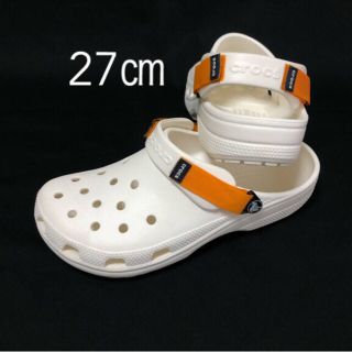 クロックス(crocs)のクロックス サンダル 白 ホワイト white / 27㎝ M9 W11(サンダル)