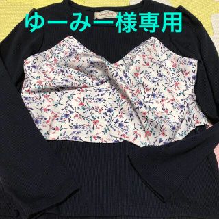 シマムラ(しまむら)の花柄　トップス＆UNIQLO レギンス(Tシャツ/カットソー)