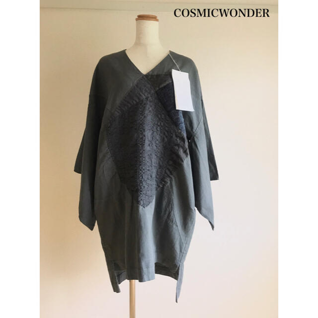 COSMIC WONDER 新品 コズミックワンダー ワンピース キモノドレス グレー フリーサイズ の通販 by cc|コズミックワンダー ならラクマ COSMIC WONDER チュニック ワンピース ナチュラルピンク