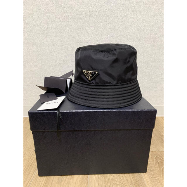 PRADA - 美品 PRADA バケットハットの通販 by pi shop｜プラダならラクマ