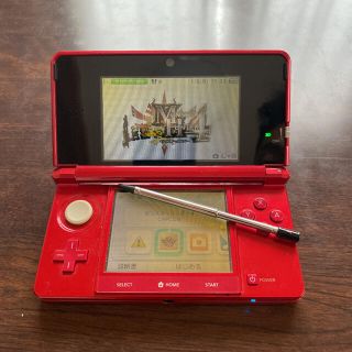 ニンテンドー3DS(ニンテンドー3DS)のニンテンドー3DS メタリックレッド(携帯用ゲーム機本体)