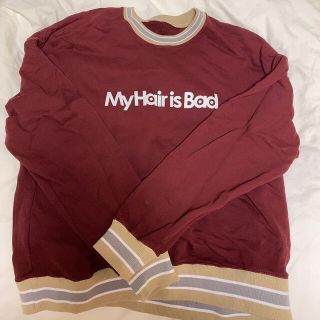 値下げ　My Hair is Bad スウェット　Lサイズ(スウェット)