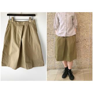 MHL. SUPERFINE COTTON オーバーオールスカート サイズ2