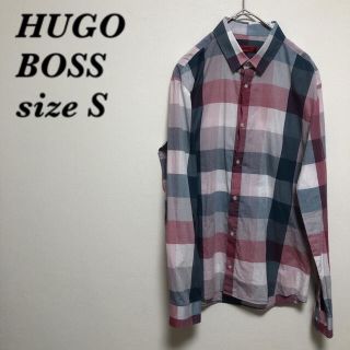 ヒューゴボス(HUGO BOSS)のHUGO BOSS ボス シャツ 長袖シャツ チェックシャツ 美品(シャツ)