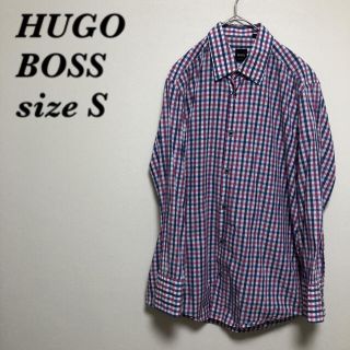 ヒューゴボス(HUGO BOSS)のHUGO BOSS ボス チェックシャツ 長袖シャツ 美品(シャツ)