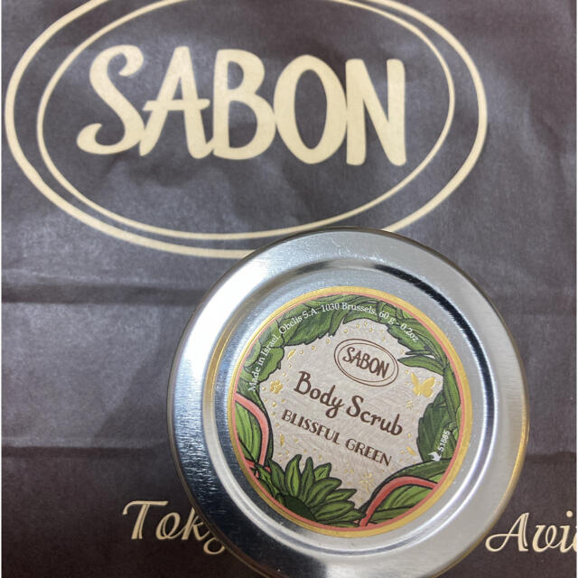 SABON(サボン)のSABON ボディスクラブ　ブリスフル・グリーン コスメ/美容のボディケア(ボディスクラブ)の商品写真