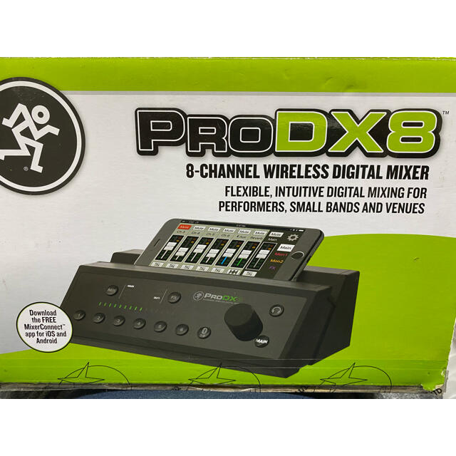 MACKIE ワイヤレスデジタルミキサー　PRO ＤＸ８　美品