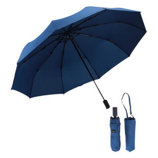 折りたたみ傘  頑丈な10本骨 軽量 折り畳み傘  ケース 収納ポーチ付き(傘)
