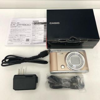 カシオ(CASIO)のカシオ デジタルカメラ EXILIM EX-ZR1800 GD ゴールド(コンパクトデジタルカメラ)