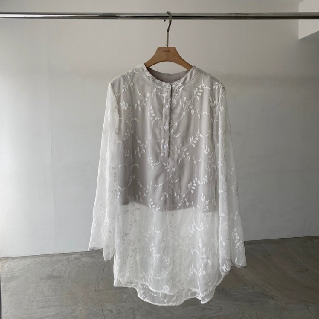 willfully embroidery chiffon sheer BL