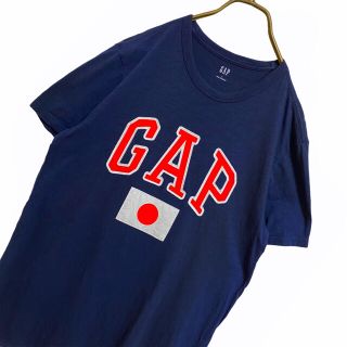 90's GAP ギャップ  手縫いニューヨーク刺繍　ビッグロゴTシャツ