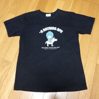 アベイシングエイプ(A BATHING APE)のAPE BABY 黒Tシャツ L(Tシャツ/カットソー(半袖/袖なし))