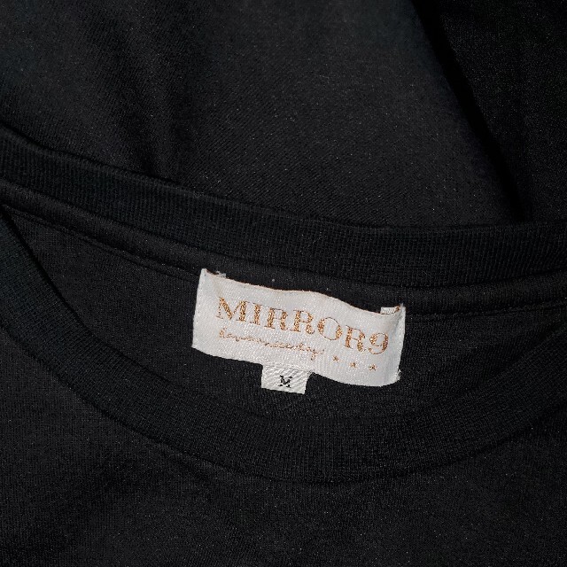MIRROR9 黒 Angelo logo longsleeve Tshirt 4