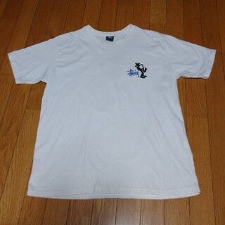 ステューシー(STUSSY)のSTUSSY 白Tシャツ L(Tシャツ/カットソー(半袖/袖なし))