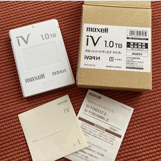 マクセル(maxell)のmaxell ivdr カセット　1TB 美品(ブルーレイレコーダー)