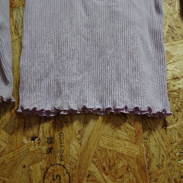 GLOBAL WORK(グローバルワーク)のリブトップス キッズ/ベビー/マタニティのキッズ服女の子用(90cm~)(Tシャツ/カットソー)の商品写真