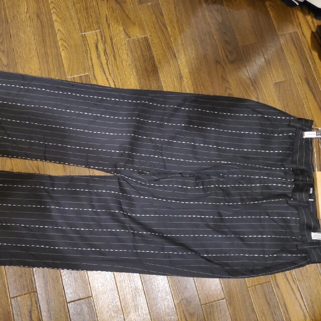 HARE(ハレ)のHARE ドビーストライプセットアップ ライダース フレアパンツセット メンズのスーツ(セットアップ)の商品写真