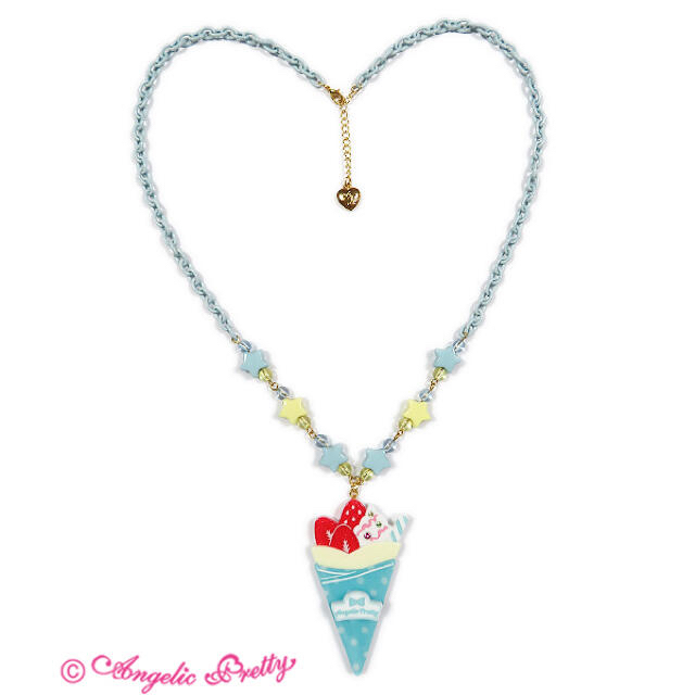 Angelic Pretty(アンジェリックプリティー)のFancyクレープネックレス レディースのアクセサリー(ネックレス)の商品写真