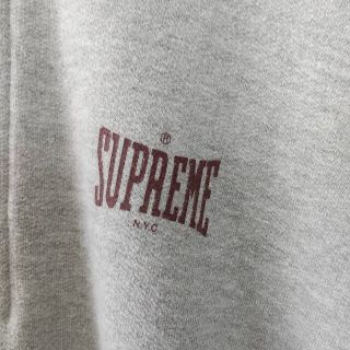 【人気商品】Supreme シュプリーム ハーフジップパーカー グレー 男子