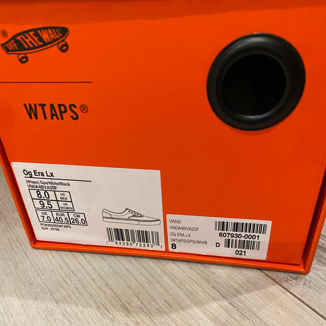 W)taps(ダブルタップス)の20AW VANS VAULT ERA 白 26CM WTAPS メンズの靴/シューズ(スニーカー)の商品写真