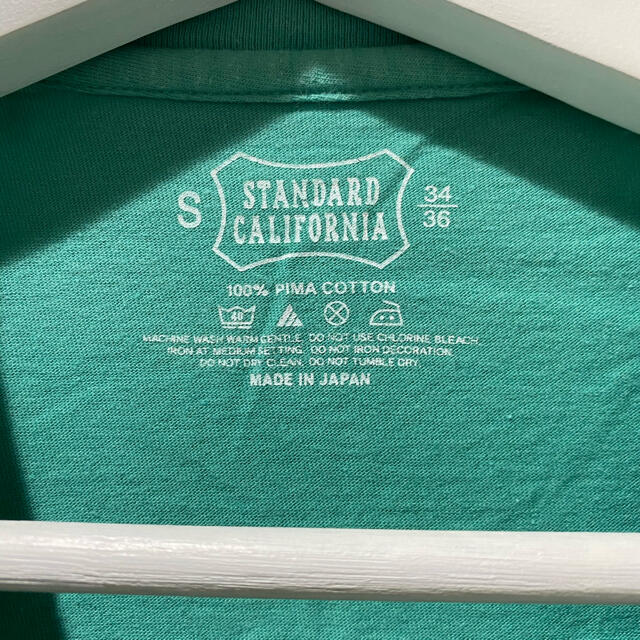 STANDARD CALIFORNIA(スタンダードカリフォルニア)のスタンダードカリフォルニア  グリーン　Tシャツ　s メンズのトップス(Tシャツ/カットソー(半袖/袖なし))の商品写真