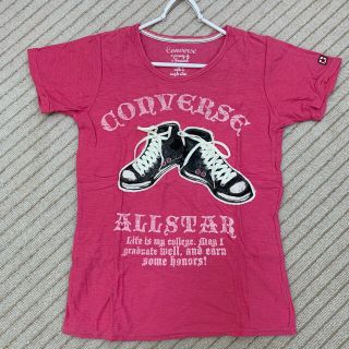 コンバース(CONVERSE)のCONVERSE コンバース 半袖Tシャツ ピンク 【処分前最終値下げ】(Tシャツ(半袖/袖なし))