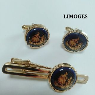 美品　LIMOGES　リモージュ　カフリンクス　ネクタイピン　セット(ネクタイピン)