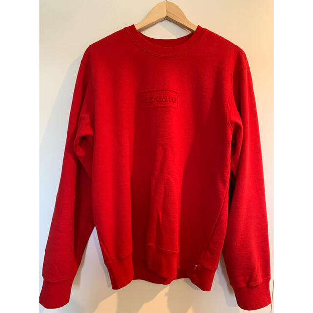 トップスSupreme Cutout Logo Crewneck