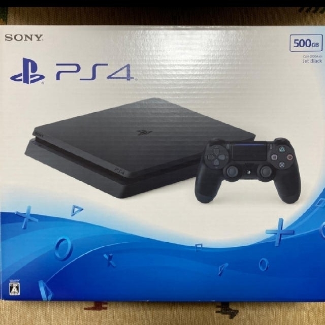 PlayStation4(プレイステーション4)のps4 (CUH-2000A Jet Black 500GB) エンタメ/ホビーのゲームソフト/ゲーム機本体(家庭用ゲーム機本体)の商品写真