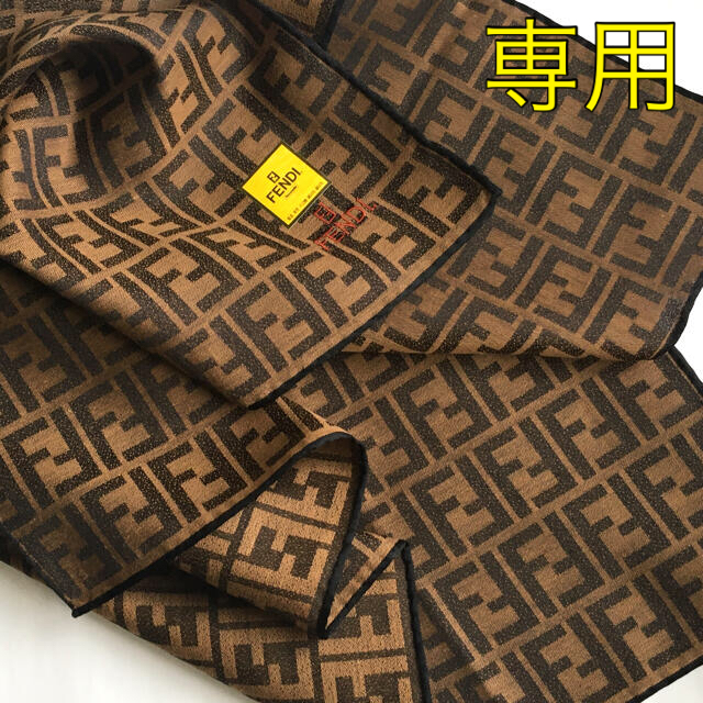 FENDI(フェンディ)の専用★フェンディ ★シルク混スカーフ 、大判ハンカチA,E,F★新品未使用★ レディースのファッション小物(バンダナ/スカーフ)の商品写真