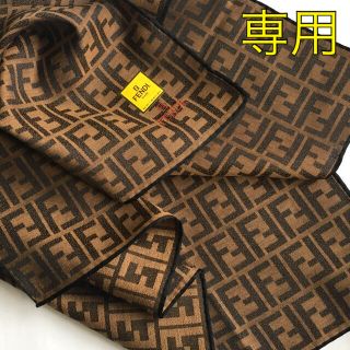 フェンディ(FENDI)の専用★フェンディ ★シルク混スカーフ 、大判ハンカチA,E,F★新品未使用★(バンダナ/スカーフ)