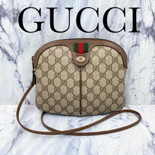 グッチ(Gucci)の美品✨希少　紙タグ　オールドグッチ シェリーライン　ショルダーバッグ　ポシェット(ショルダーバッグ)