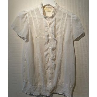 ダブルクローゼット(w closet)の♡ダブルクローゼット♡ レース　ブラウス(シャツ/ブラウス(半袖/袖なし))