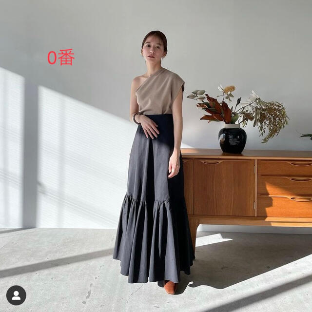 CLANE クラネ VOLUME TIERED MAXI SKIRT - acuttingedgeglass.com