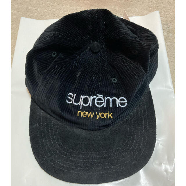 新品supreme Classic Logo Corduroy キャップ