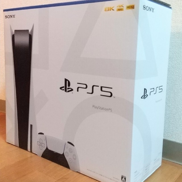 PlayStation(プレイステーション)のプレイステーション5 本体  ディスクドライブ搭載 プレステ5 PS5 新品 エンタメ/ホビーのゲームソフト/ゲーム機本体(家庭用ゲーム機本体)の商品写真