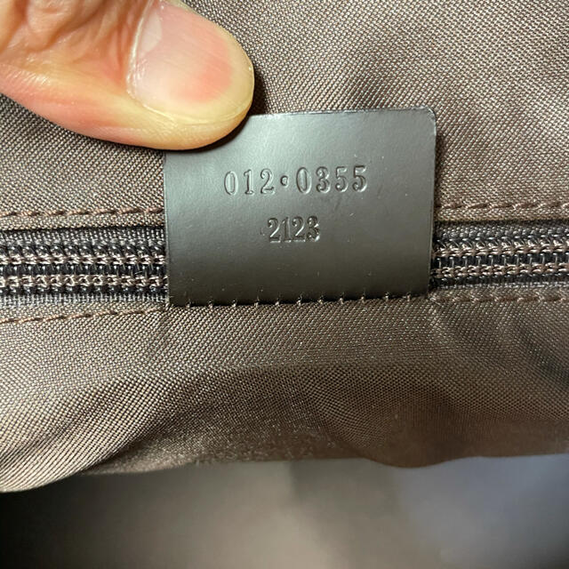 Gucci(グッチ)のグッチGUCCIレザーGG柄ナイロンビジネストートバック メンズのバッグ(ビジネスバッグ)の商品写真