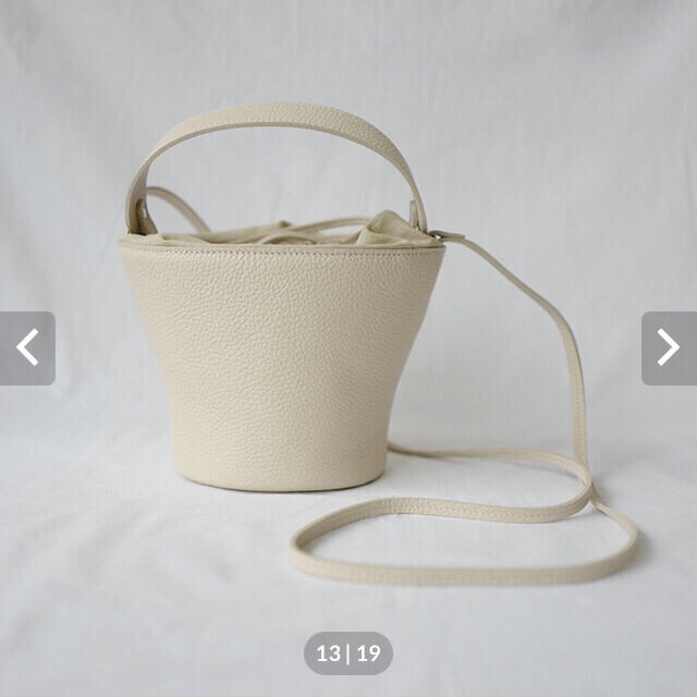 Drawer(ドゥロワー)のayako Pottery Bag/écru アヤコバック レディースのバッグ(ショルダーバッグ)の商品写真