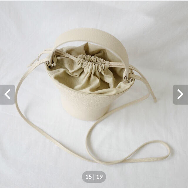 Drawer(ドゥロワー)のayako Pottery Bag/écru アヤコバック レディースのバッグ(ショルダーバッグ)の商品写真