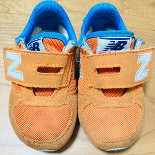 ニューバランス(New Balance)のニューバランス　ベビーシューズ　スニーカー  オレンジ(スニーカー)