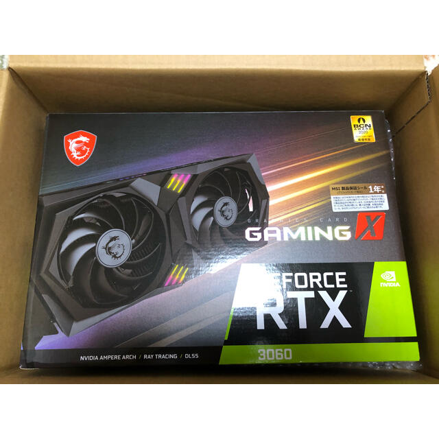 激安の 新品未開封 MSI 12G X GAMING 3060 RTX GeForce PCパーツ