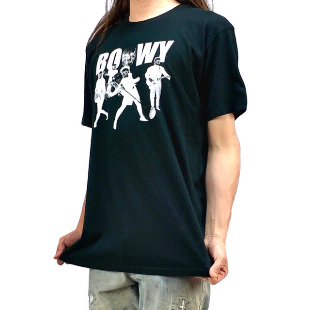 【オードリーヘプバーン】新品 BOOWY メッセージ ビッグ プリント Tシャツ
