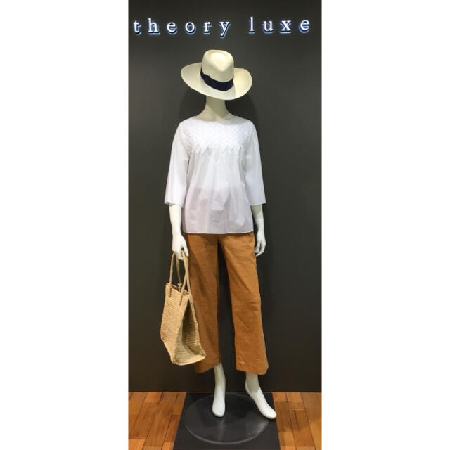 Theory luxe(セオリーリュクス)のTheory luxe 19ss リネンワイドクロップドパンツ レディースのパンツ(クロップドパンツ)の商品写真