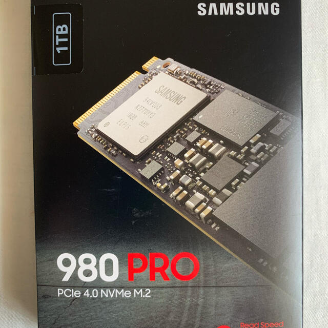 【新品】サムソン 980 PRO 1TB M.2 SSD 読込速度：7000MBのサムネイル