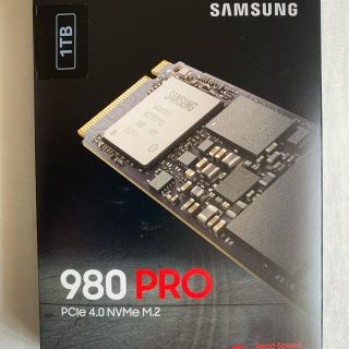 【新品】サムソン 980 PRO 1TB M.2 SSD 読込速度：7000MB(PCパーツ)