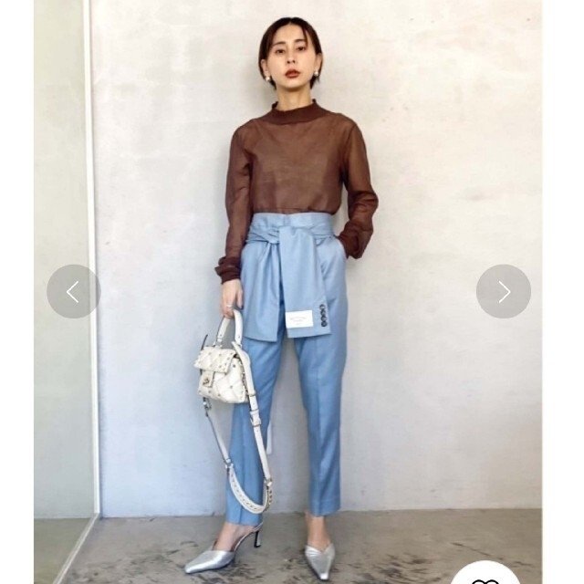 Ameri VINTAGE(アメリヴィンテージ)のAmeri【タグ付未使用品】WIND UP SLEEVES PANTS レディースのパンツ(カジュアルパンツ)の商品写真